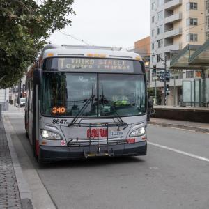 T Third bus on 3rd Street 