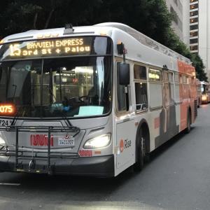 Photo of 15 Bayview-Hunters Point Express Muni bus