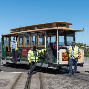 The Powell/Hyde turnaround at Fisherman's Wharf
