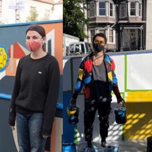 Top: Artist Emily Fromm / Bottom: Artist Simón Malvaez