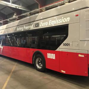 Battery-Electric Bus made by New Flyer