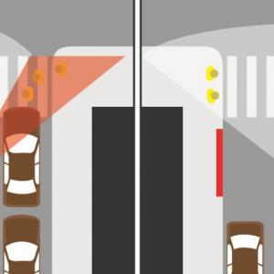 Intersection without daylighting vs intersection with daylighting