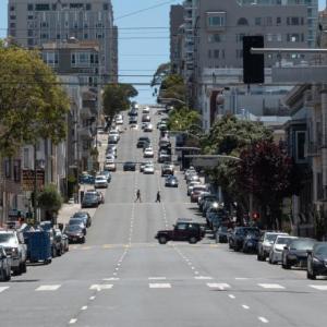 Franklin Street today, looking south from Union and Franklin streets. 
