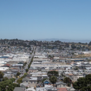 Panoramic Photo of Bayview Hunters Point 