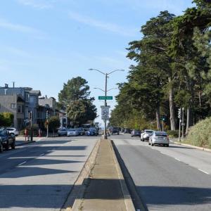 Lincoln Way at 25th Avenue looking west