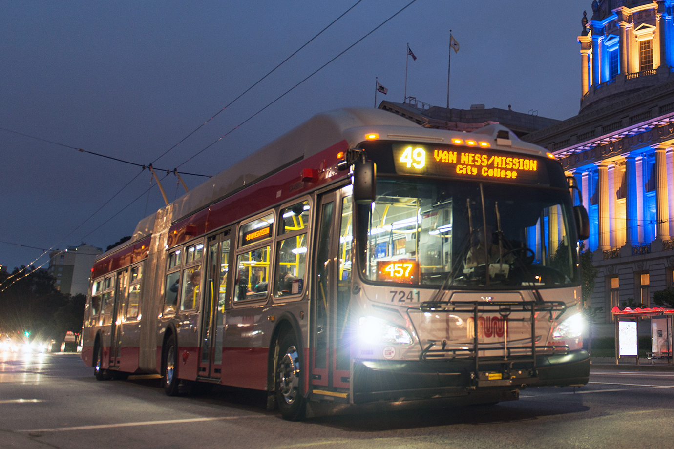Video New 60’ Trolley Buses Arrive in San Francisco SFMTA