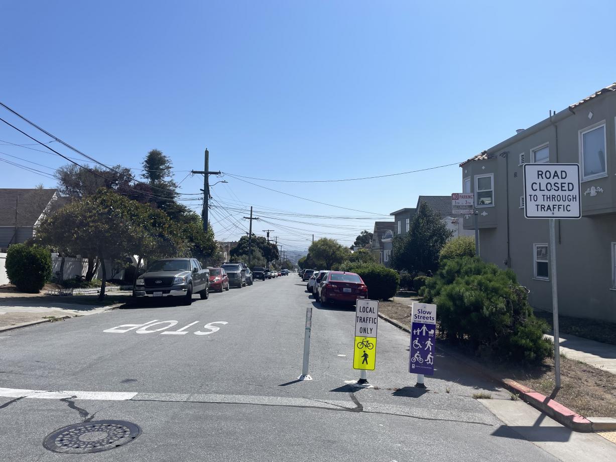 Hearst Avenue Slow Street SFMTA