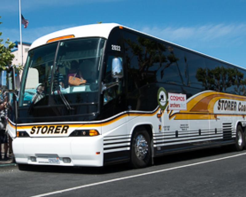 Image of a tour bus