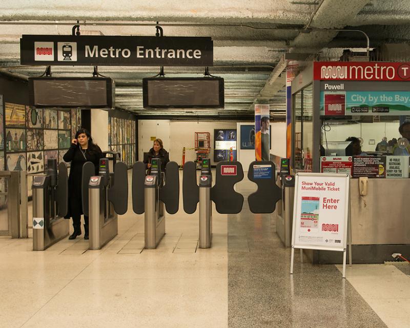 Muni Metro faregates