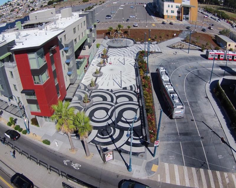 Image of Unity Plaza from above