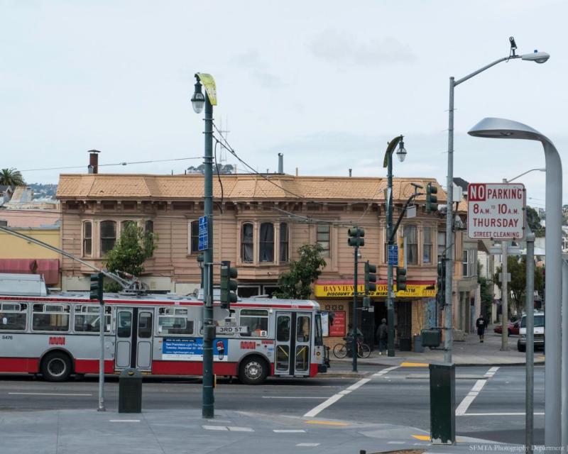 24 Divisadero traveling on Third St in the Bayview